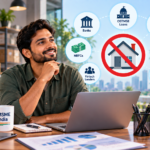 Business loan without collateral showing an MSME owner exploring unsecured funding options without property security.