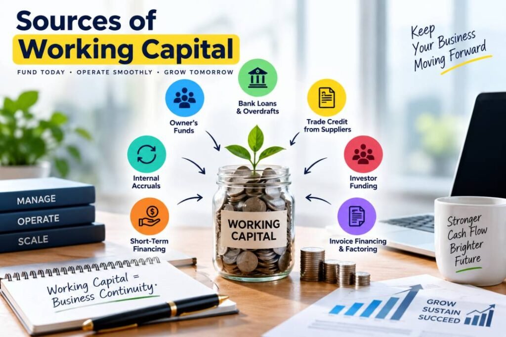 Sources of working capital