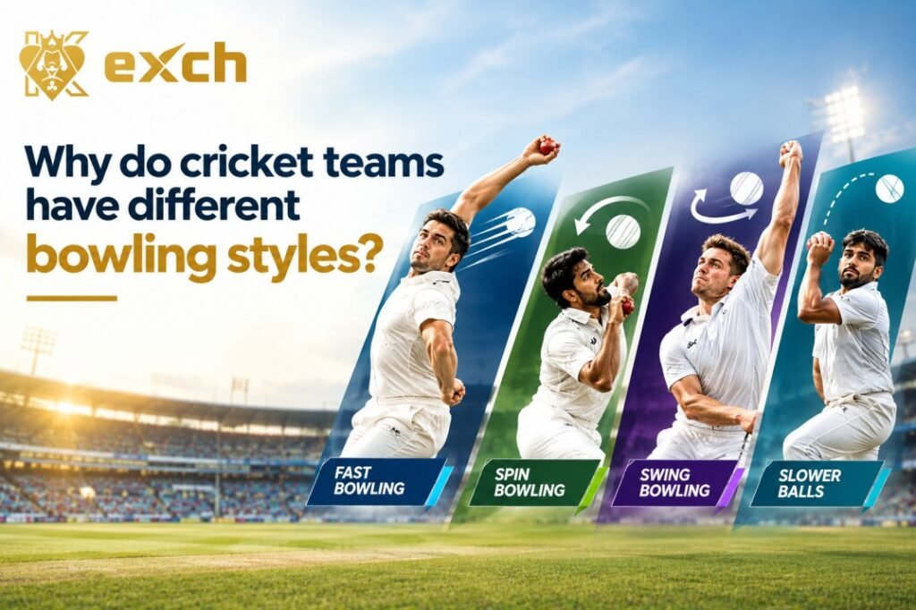 Kheloexch: Why do cricket teams have different bowling styles?