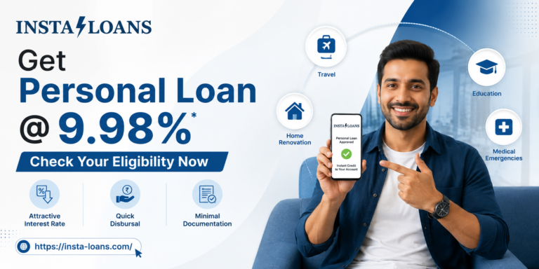 Get Personal Loan @ 9.98% | Check Eligibility Now