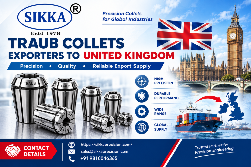 Traub Collets Exporters to United Kingdom
