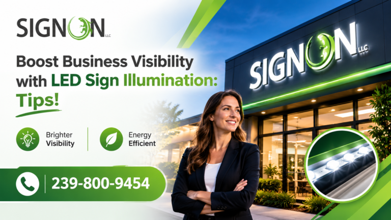 Boost Business Visibility with LED Sign Illumination: Tips!