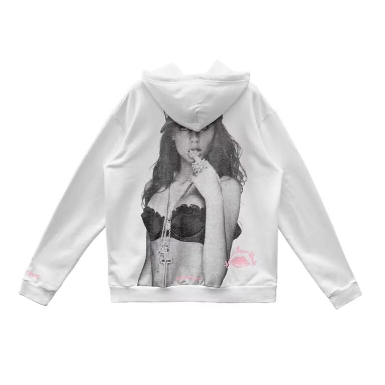 Chrome-Hearts-Laurie-Lynn-Stark-Love-You-Portrait-Pink-Letter-.Hoodie