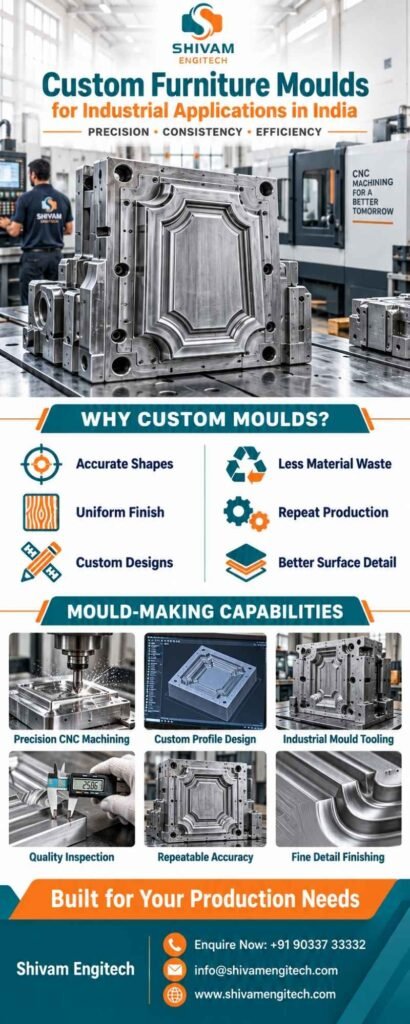 Custom Furniture Moulds for Industrial Applications in India Shivam Engitech