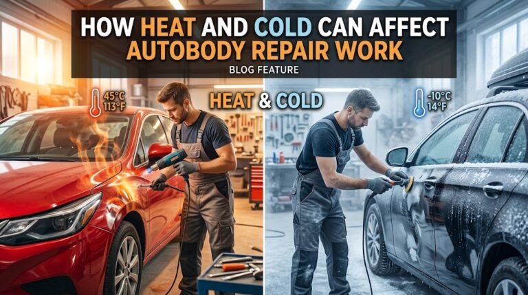 How Heat and Cold Can Affect Autobody Repair Work