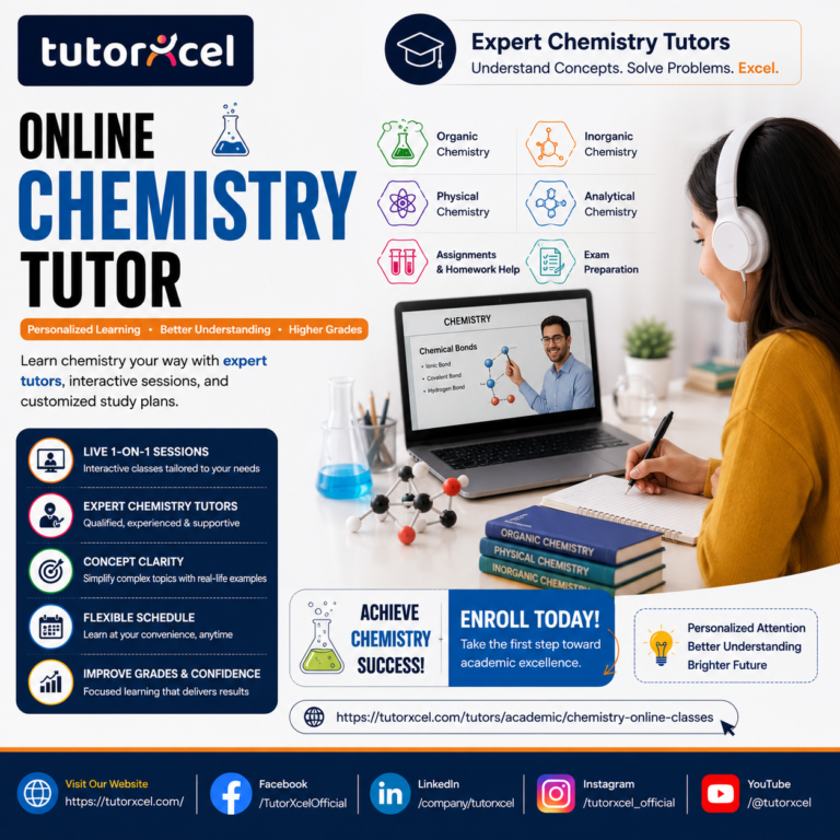 How an Online Chemistry Tutors Helps Students Build Confidence in Science