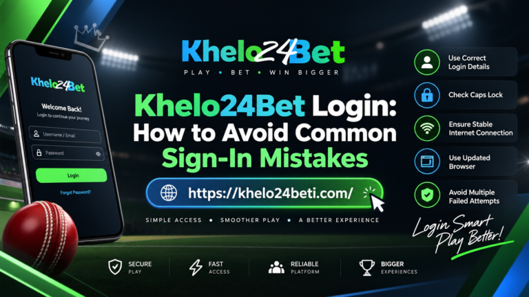 Khelo24Bet Login How to Avoid Mistakes