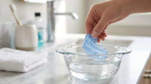 SleepZee adjustable anti-snoring mouthpiece designed for nighttime comfort