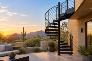 Spiral Staircase for Outdoors in Scottsdale, AZ