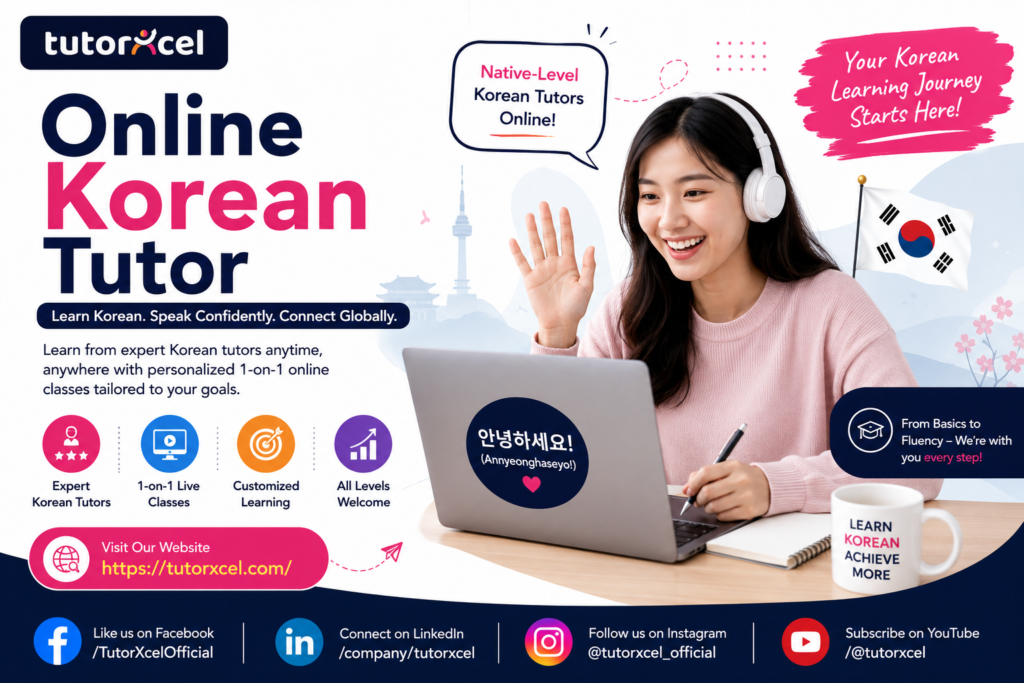 TutorXcel Online Korean Tutor for Language Learnings