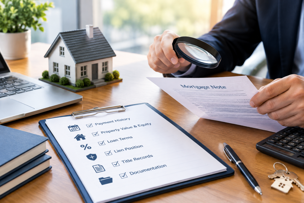 What Mortgage Note Buyers Check Before Purchasing a Note