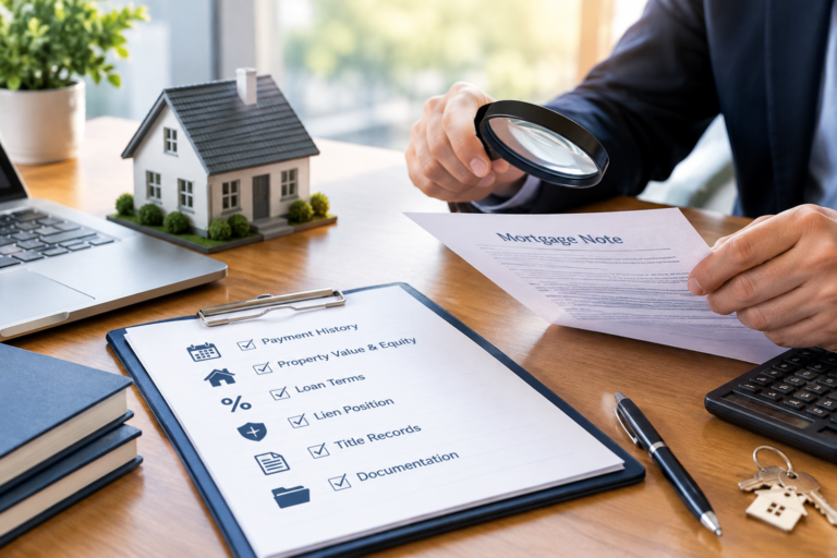 What Mortgage Note Buyers Check Before Purchasing a Note