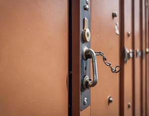 Secure self storage facility with 24hr access for organised belongings and flexible storage space.