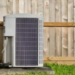 central-air-conditioning-unit-in-a-residential-backyard
