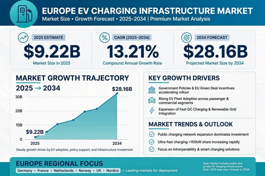 Europe Electric Vehicle Charging Infrastructure Market