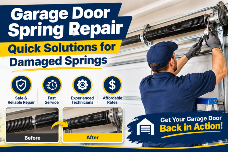 Garage Door Spring Repair Quick Solutions for Damaged Springs