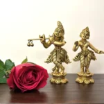 brass idol of Krishna