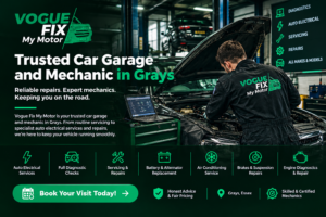 trusted car garage and mechanic in Grays