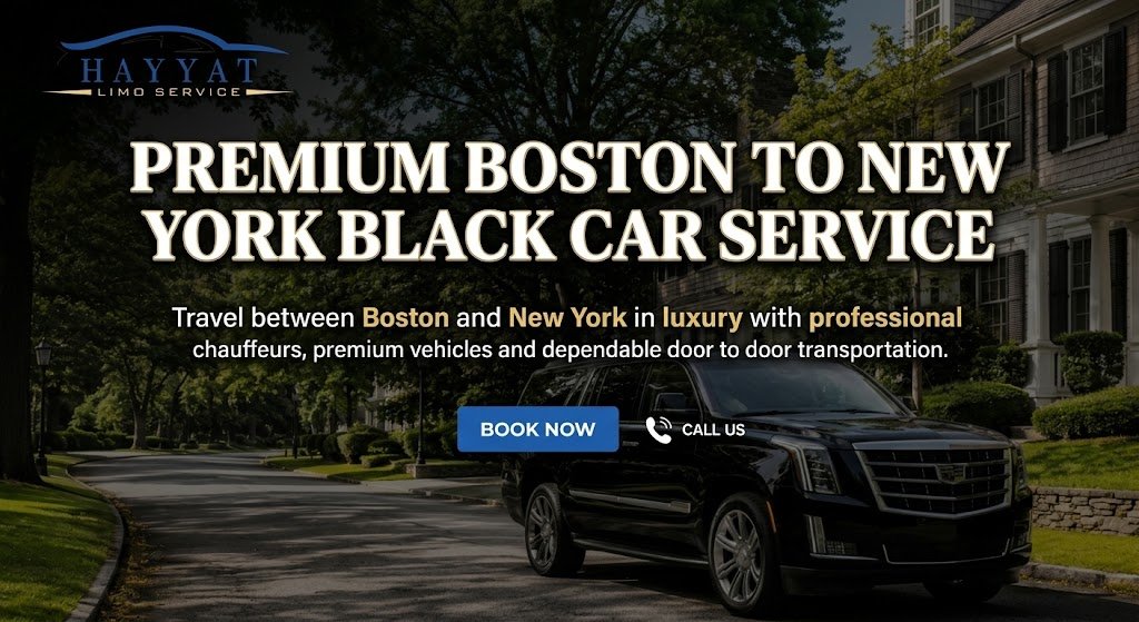 PREMIUM BOSTON TO NEW YORK BLACK CAR SERVICE