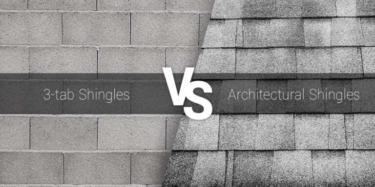 Architectural vs. 3 Tab Shingles