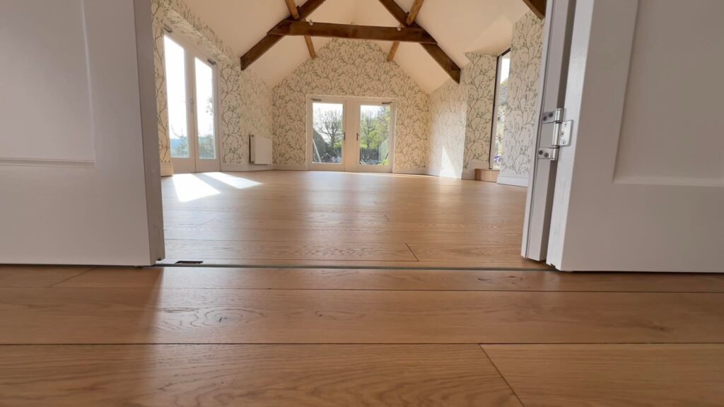 We fit engineered oak and sand and re-coat existing timber floors for businesses across Bristol, working evenings and weekends when needed, with dust extraction, hard-wearing finishes and the paperwork your landlord or facilities manager will ask for.