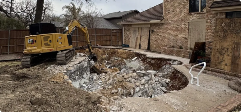 pool demolition Plano TX