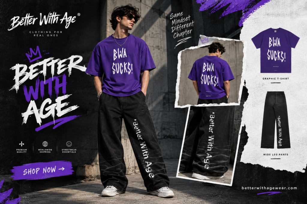 Explore Unique Better With Age Clothing Designs