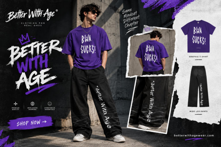 Explore Unique Better With Age Clothing Designs