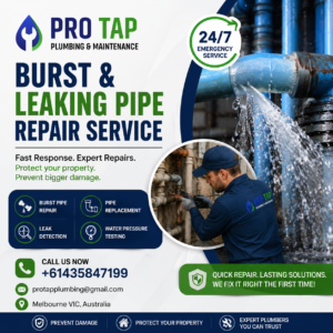burst pipe repair collingwood