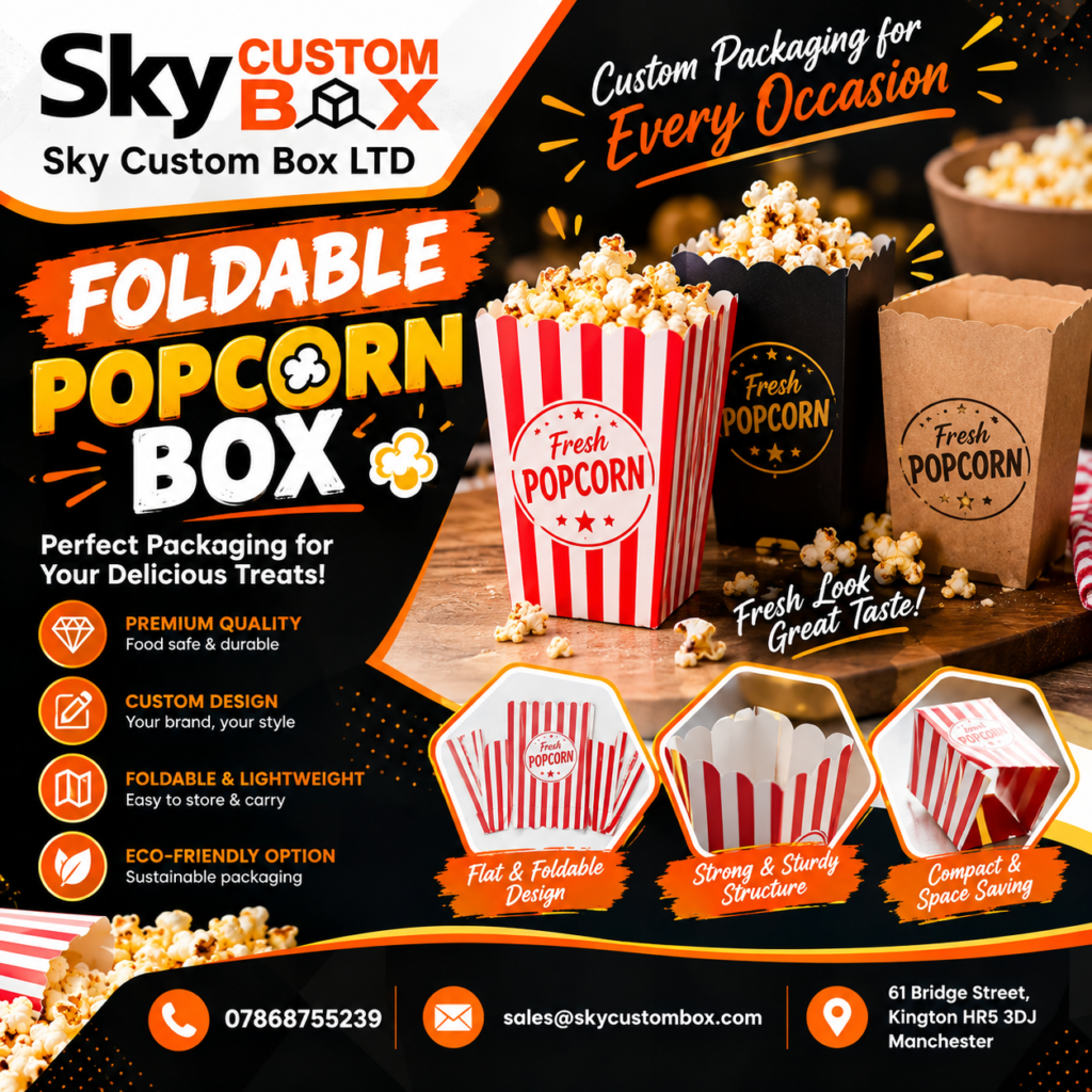 kraft popcorn boxes