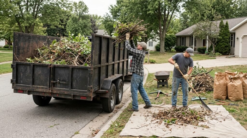 Clear Branches and Leaves With Planned Yard Waste Removal