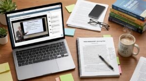 Balancing thesis writing and online classes