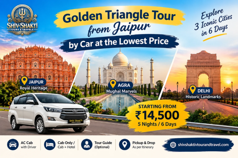 Golden Triangle Tour from Jaipur