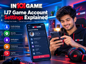 IJ7 Game Account Settings Explained with profile, security, notifications, and preferences.