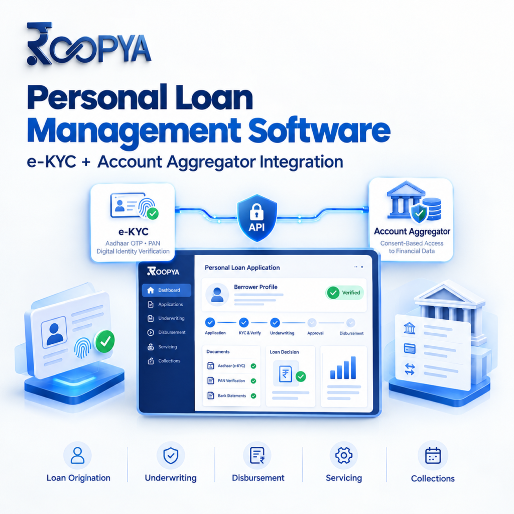 Personal Loan Software: e-KYC & Account Aggregator | Roopya