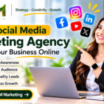 VSM Marketing – Best Social Media Marketing Agency for Business Growth, featuring social media platforms, digital marketing services, brand awareness, audience engagement, lead generation, and online business growth.
