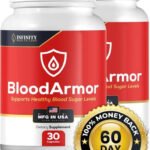 Blood Armor dietary supplement bottle for daily nutritional wellness support