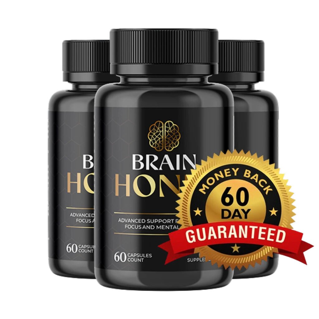 Brain Honey Support Supplement bottle for daily wellness support