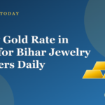Gold necklace and bangles with title text on following the gold rate in Patna for Bihar jewelry shoppers