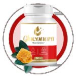 Gluconara dietary supplement bottle with botanical formula and 30 capsules