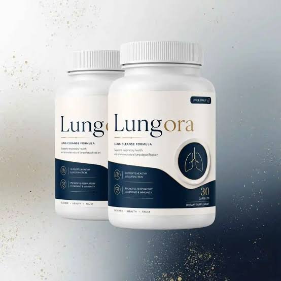 Lungora premium supplement spotlight with the tagline “Breathe Better, Feel Better, Live Better.”