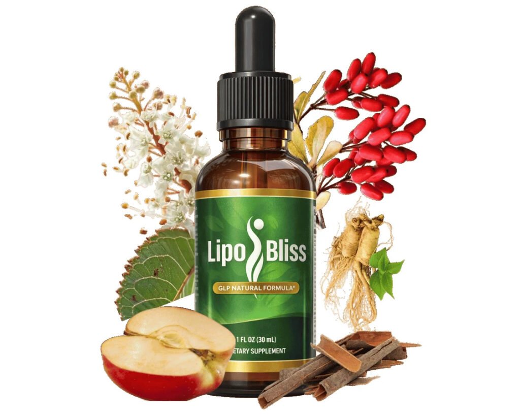 LipoBliss dietary supplement bottle for daily wellness and nutritional support