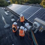 lucid-origin_Ultra-realistic_professional_solar_team_at_a_completed_U.S._solar_installation_w-0