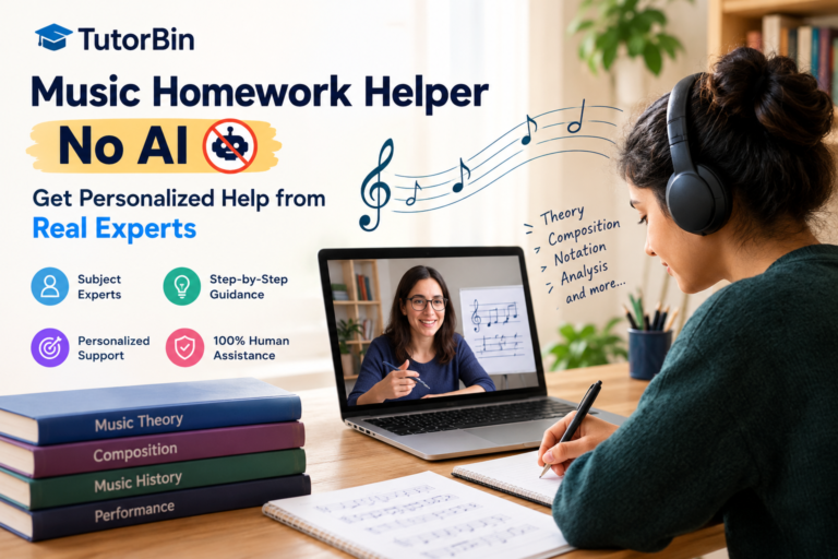 Music Homework Helper No AI